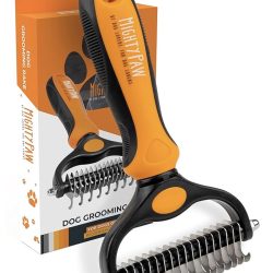 Mighty Paw Dog Grooming Brush only $5!